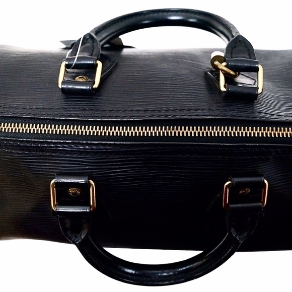 Louis Vuitton Epi Speedy 25 Noir - Picture 5 of 11